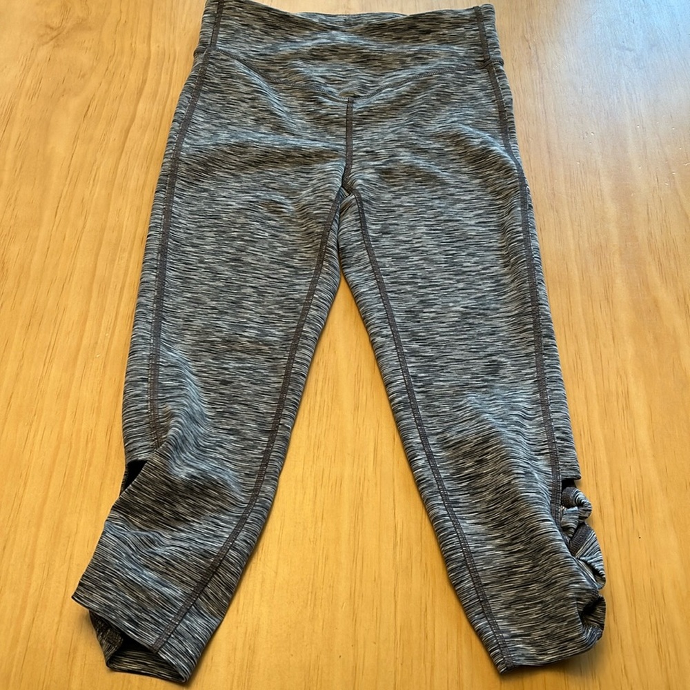 Gap Women S GapFit Blackout‎ Technology Leggings Black Gray White Marbled I58